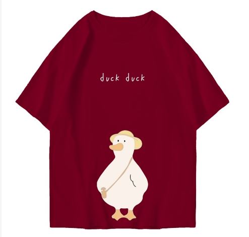 Hi VABA Oversized Duck Duck Tshirt | Kaos Streetwear Unisex Tee