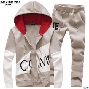 Set Jaket Vino khaki