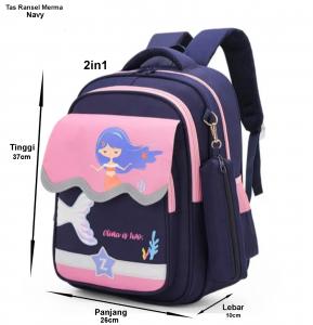 Tas Ransel 2in1 Merma Navy