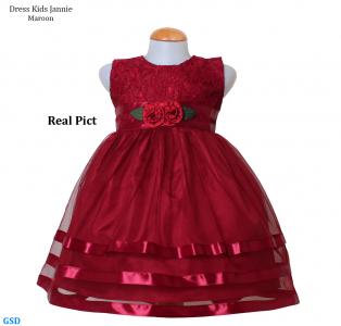 Dress Kids Jannie Maroon