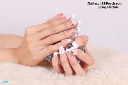 Nail Art #11 peach soft