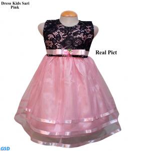 Dress Kids Sari Pink