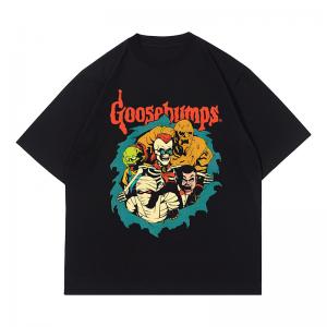 Anetarouca Oversize goosebumpsTshirt| Kaos Distro Streetwear Unisex Tee