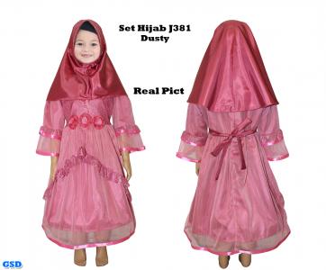 Set Hijab J381 Dusty