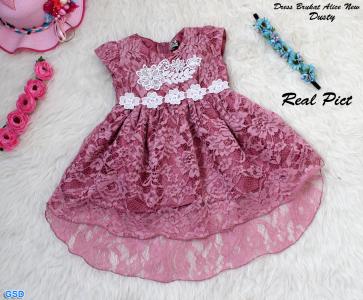 Dress Brukat Alice SML dusty