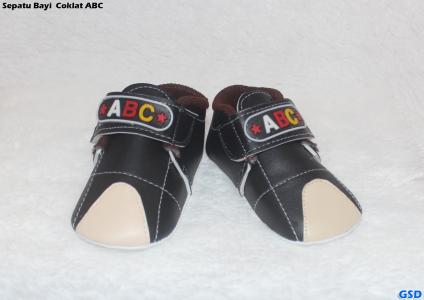 Sepatu Bayi Coklat ABC