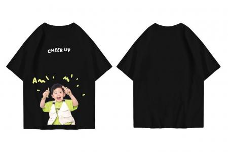 Cheer Up Tshirt hitam