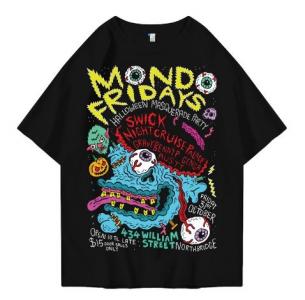 Hi VABA Oversized Mondo Fridays Tshirt | Kaos Streetwear Unisex Tee