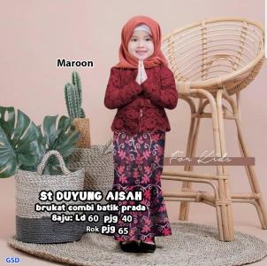 Set Rok Aisah maroon