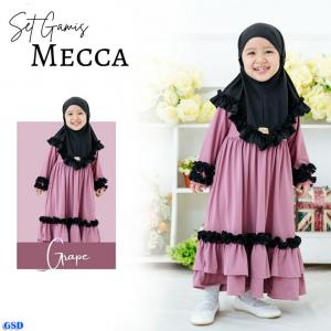 Set Syari mecca kids grape