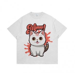 Hi VABA Oversized Miaw Tshirt | Kaos Streetwear Unisex Tee