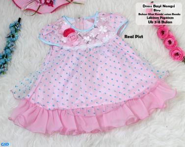 Dress Bayi Nengsi biru