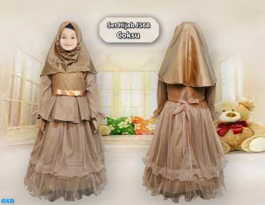 Set Hijab Anak J568 Coksu