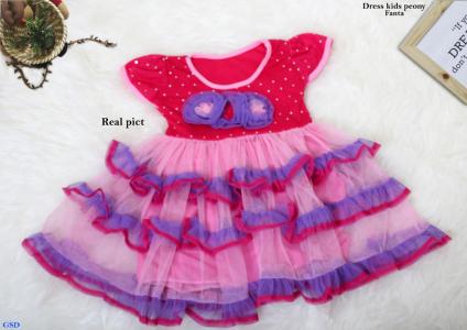 Dress kids peony fanta