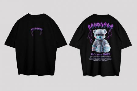 VABA Oversized Sayonara Bear Tshirt