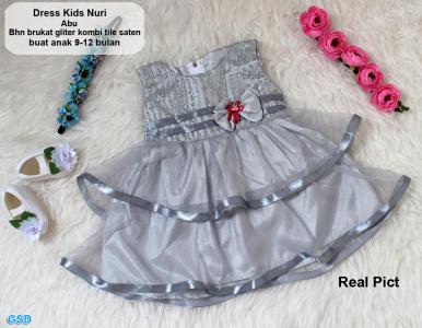 Dress Nuri Kids abu