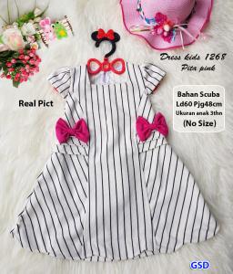 Dress kids 1268 pita pink