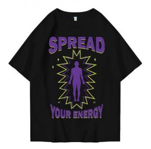 Hi VABA Oversized Spread Energy Tshirt | Kaos Streetwear Unisex Tee