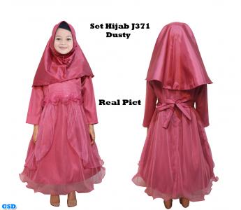 Set Hijab J371 dusty