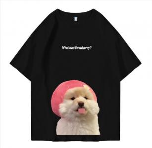 Hi VABA Oversized Strawberry Samoyed Tshirt | Kaos Streetwear Unisex Tee