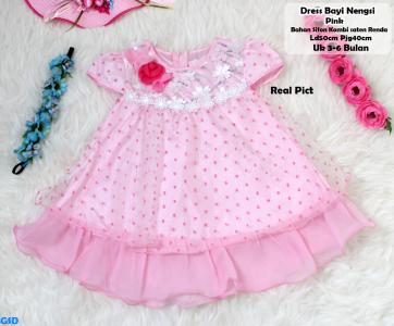 Dress Bayi Nengsi pink