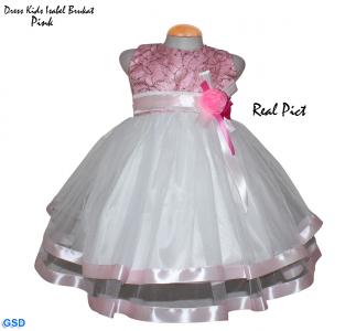 Dress Kids Isabel Brukat pink