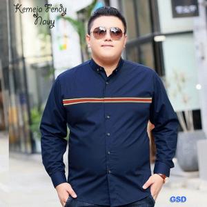 Kemeja Fendy navy