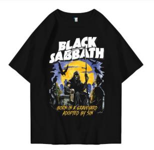 Hi VABA Oversized Black Sabbath Tshirt | Kaos Streetwear Unisex Tee