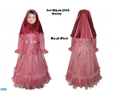 Set Hijab J568 Dusty