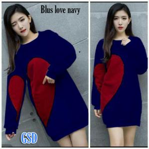 blus love navy