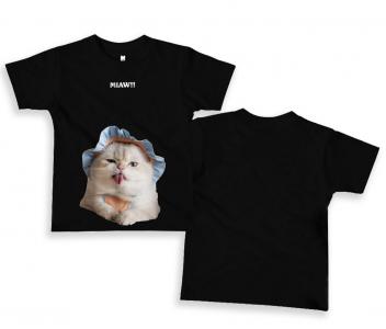 Cat Miaw Tshirt Kids