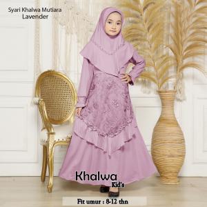 Syari Khalwa mutiara kids Lavender