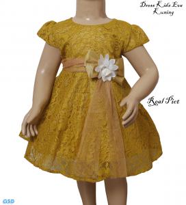 Dress Kids eva kuning