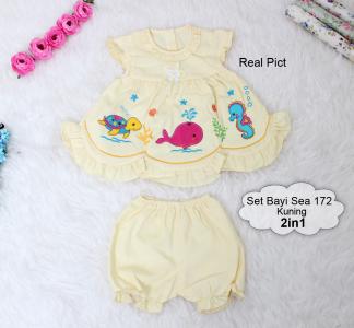 Set Bayi Sea 172 kuning 2in1