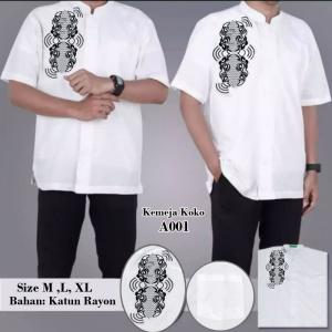 Kemeja Koko A001 putih