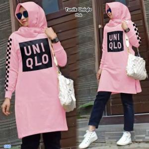 Tunik Uniqlo pink