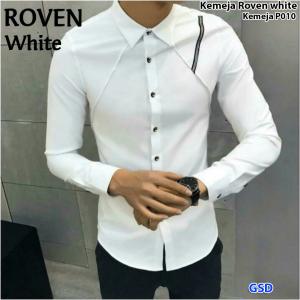 Kemeja roven white-Kmja P010