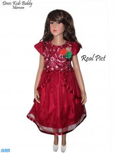 Dress Kids Biddy Maroon