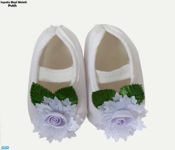 Sepatu Bayi Melati putih