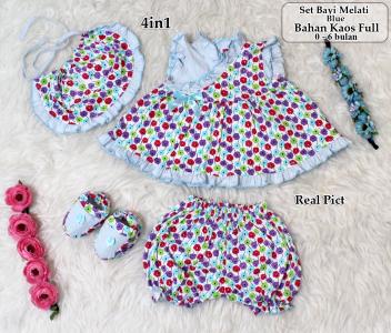 Set Bayi Melati 4in1 blue