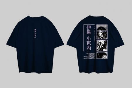 VABA Oversized Iguro Obanai Japan Tshirt | Kaos Streetwear Unisex Tee