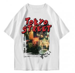 Hi VABA Oversized Tokyo Street Tshirt | Kaos Streetwear Unisex Tee