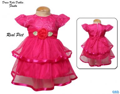 Dress kid dahlia fanta