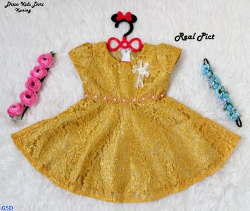 Dress Kids dori kuning