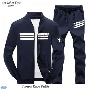 Set Jaket Yess Navy