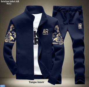 Setelan Jaket Ar navy