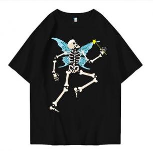 Hi VABA Oversized Fairy Skeleton Tshirt | Kaos Streetwear Unisex Tee