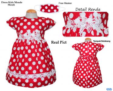 Dress Kids Monde Red