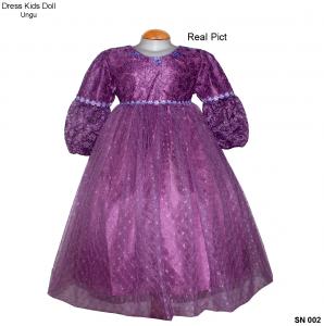 Dress Kids Doll Ungu