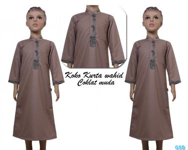 Koko Kurta Wahid  coklat muda